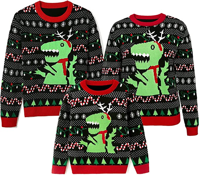 Reindeer Dinosaur sweater