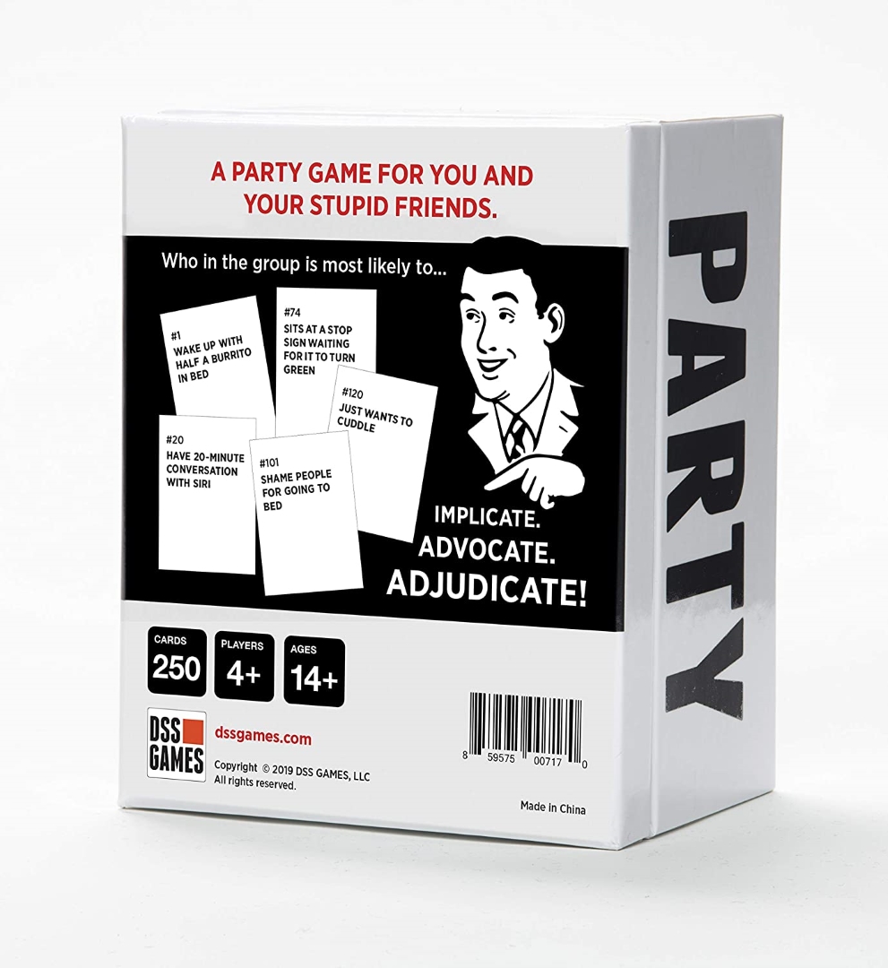 party game for you and your stupid friends