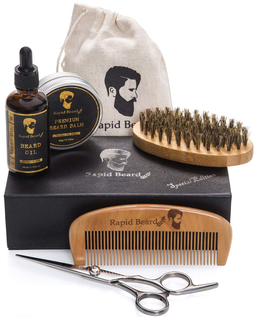 Valentine's day gift for him - beard grooming kit