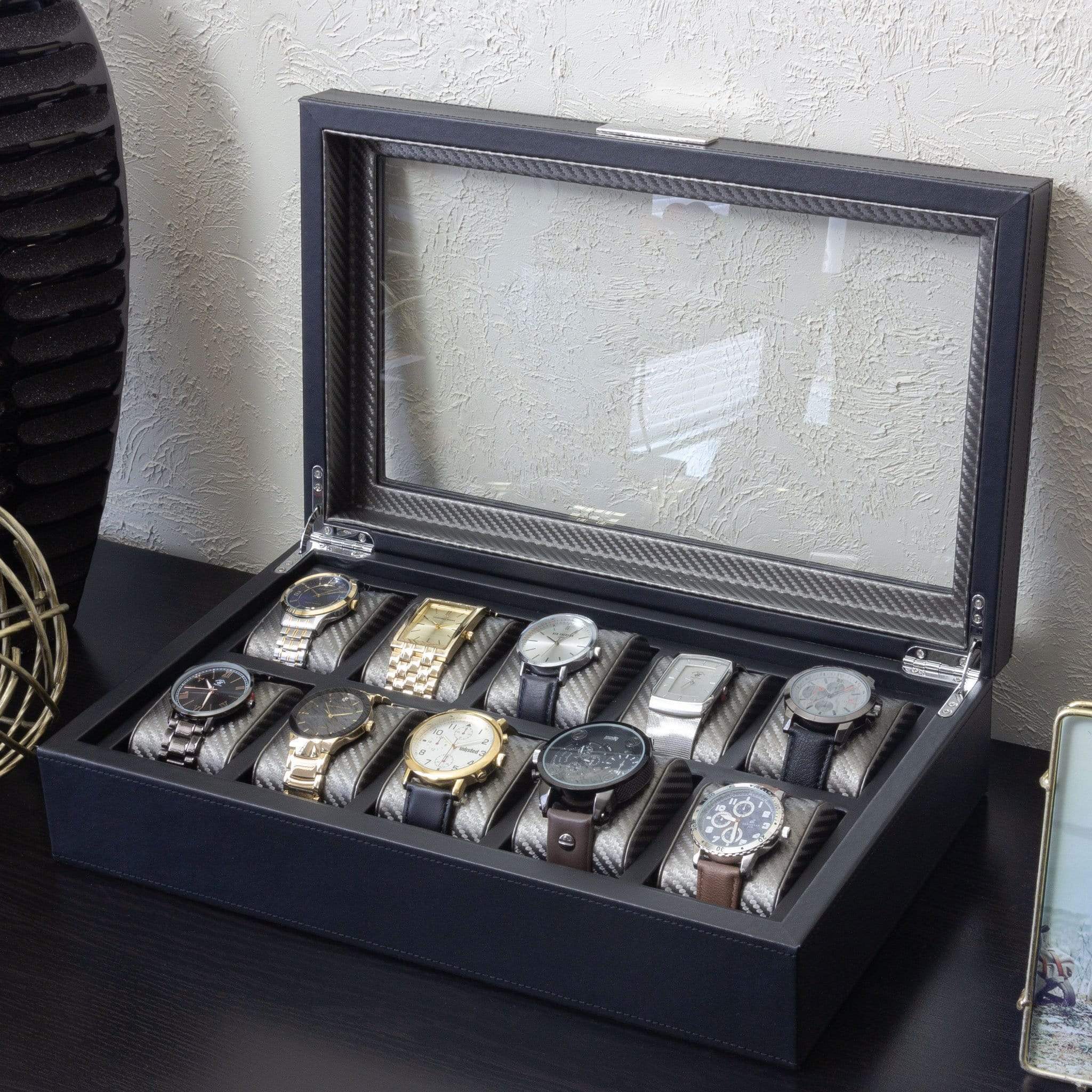 glass watch boxes