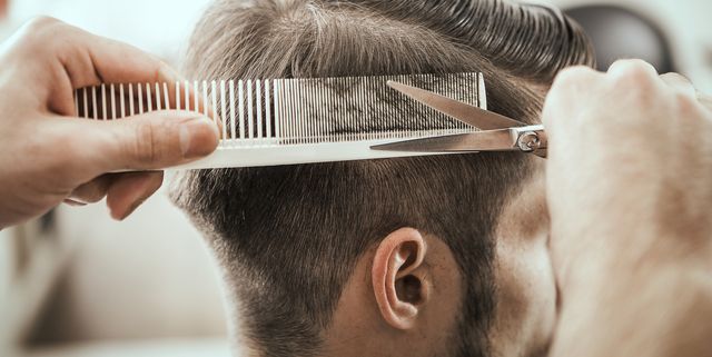 trimming short haircuts for men